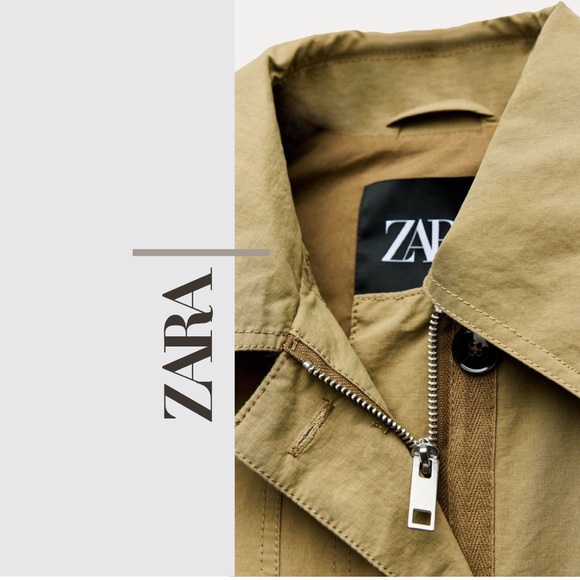Zara ZW Collection Cargo Parka - Picture 2 of 10